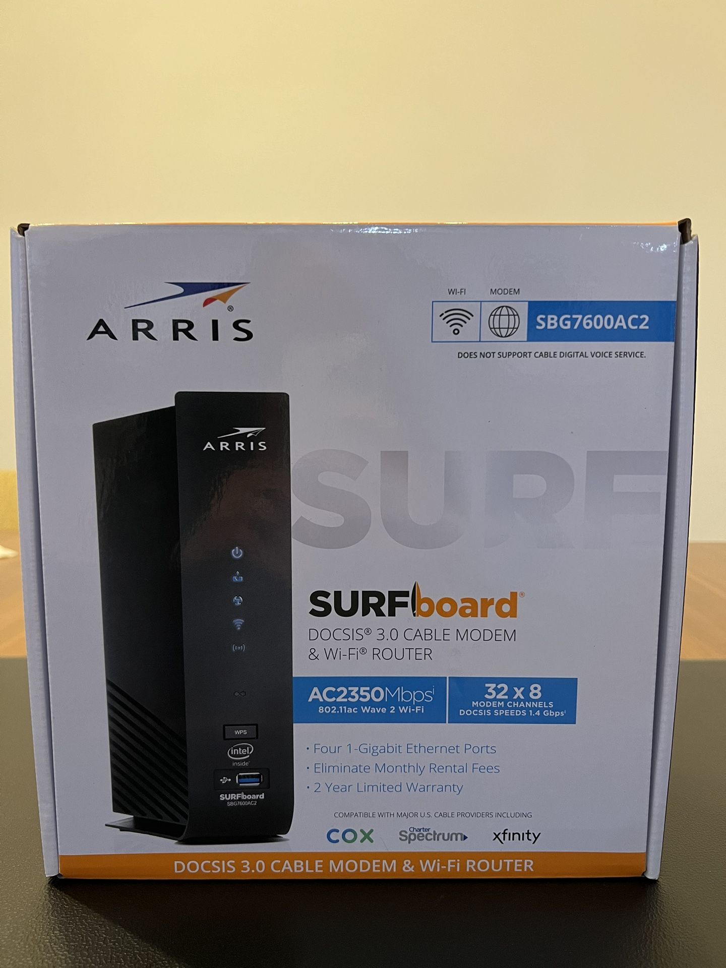 Arris Surfboard Discus 3.0 Modem and WiFi Router