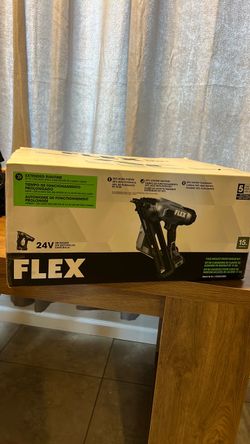 NEW FLEX 24V Brushless 15GA Finish Nailer Kit – FX4311B-1A