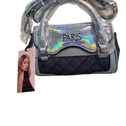 Paris Hilton Women’s Mason Mini Tote With Crossbody,denim