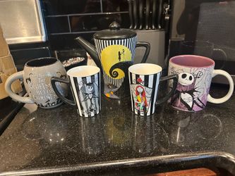 The nightmare before Christmas tea/mug set