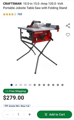 CRAFTSMAN TABLE SAW
