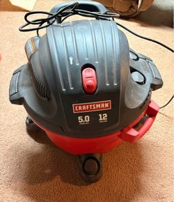Craftsman 12 Gallon 5.0 Peak HP Wet/Dry Vacuum