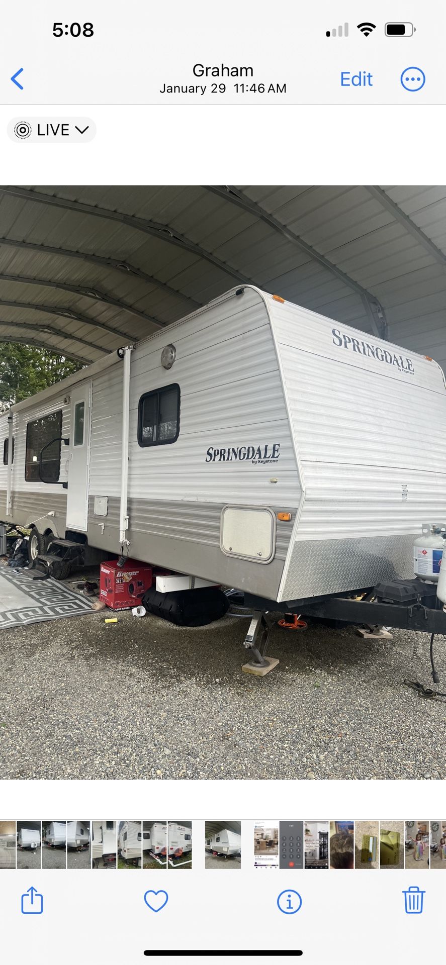 2008 KYRV 30ft SPRINGDALE Trailer