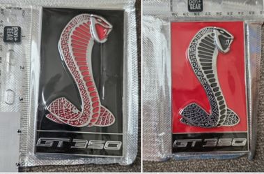 New Shelby cobra metal grille badge emblem see all pics sold separately SHIPPING AVAILABLE