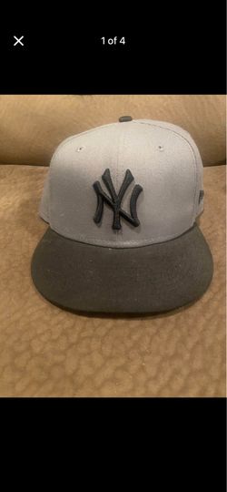 grey yankees hat 7 1/2