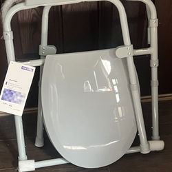 Commode Folding Steel Frame Chair
