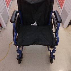 Wide Wheelchair  Collapsible Used Fair Condition 