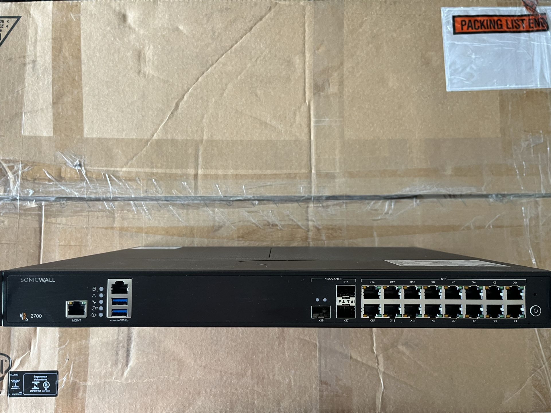 Sonicwall NSA 2700