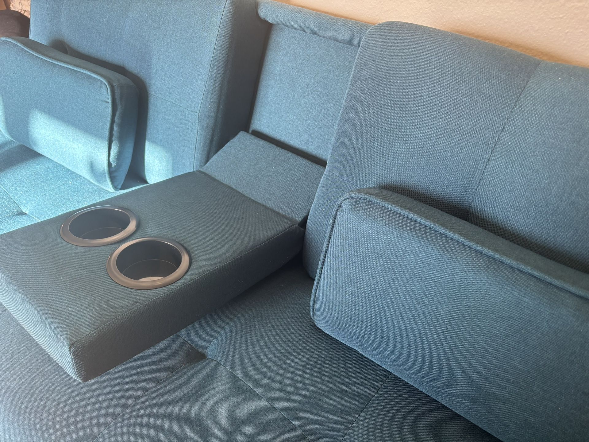 Blue Futon