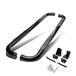 00-04 Dodge Dakota Quad cab running boards - Black