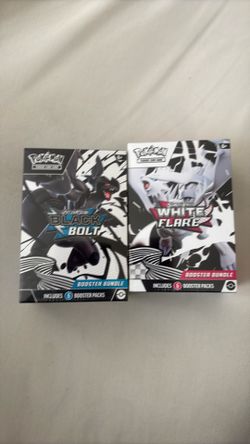 White Flare Black Bolt booster bundles