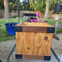 Hand Crafted Rustic Planter Box 
