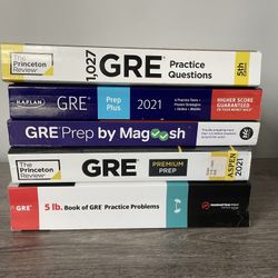 GRE Prep Books ($40 For All)