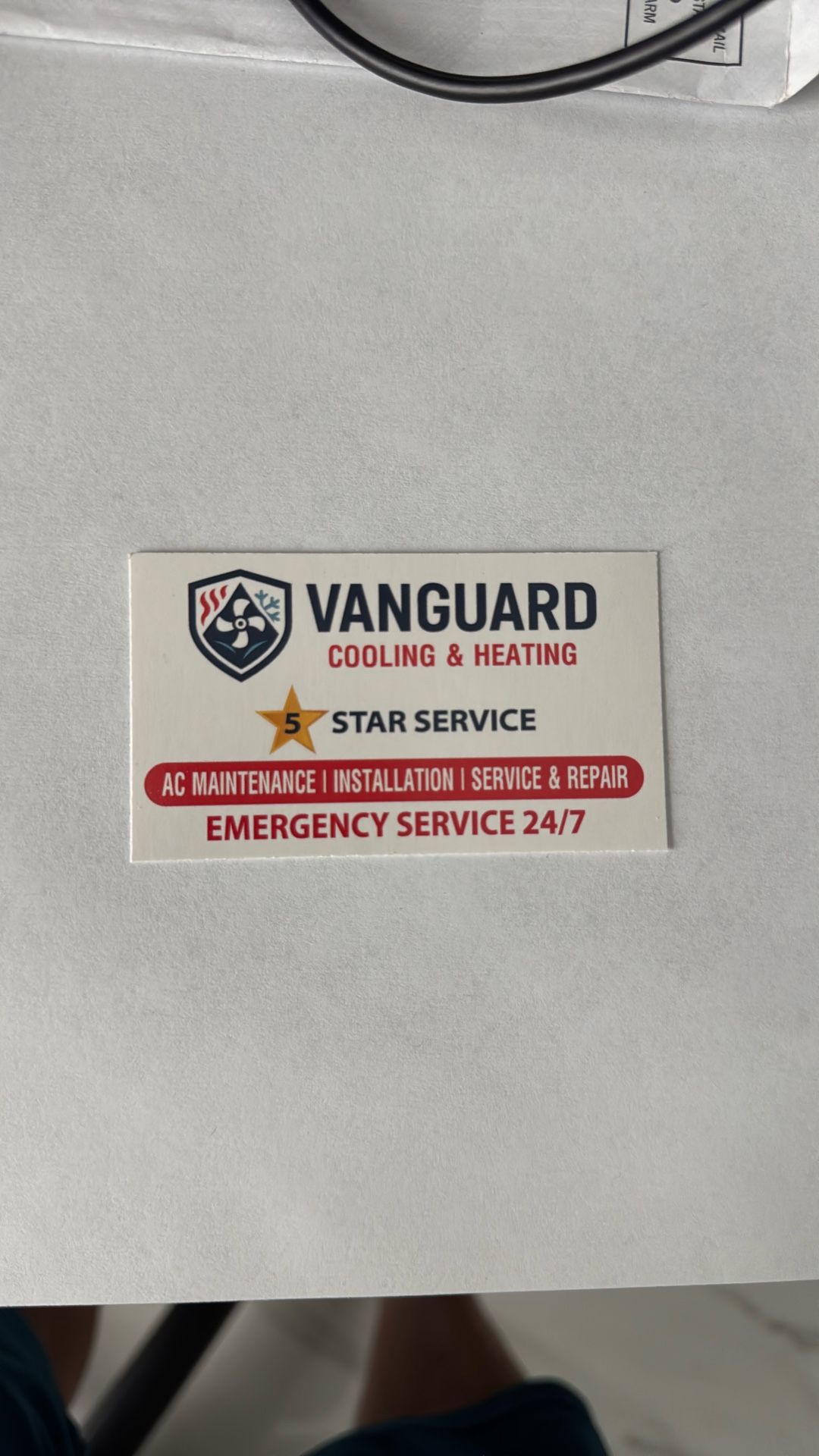 Vanguard cooling and heating