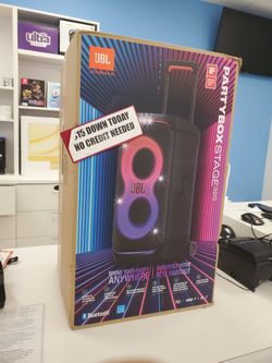 🔊 Party Just Got Louder – JBL PartyBox Stage 320 (Brand New) for $529 or $1 Down! Save $70 Today with 1-Year Warranty 🎈