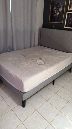 Bed Frame and Mattress