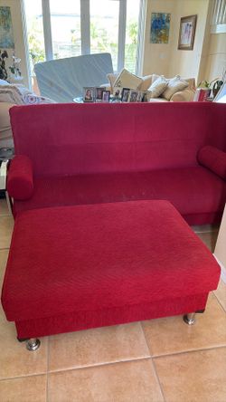 Full size Futon w storage underneath