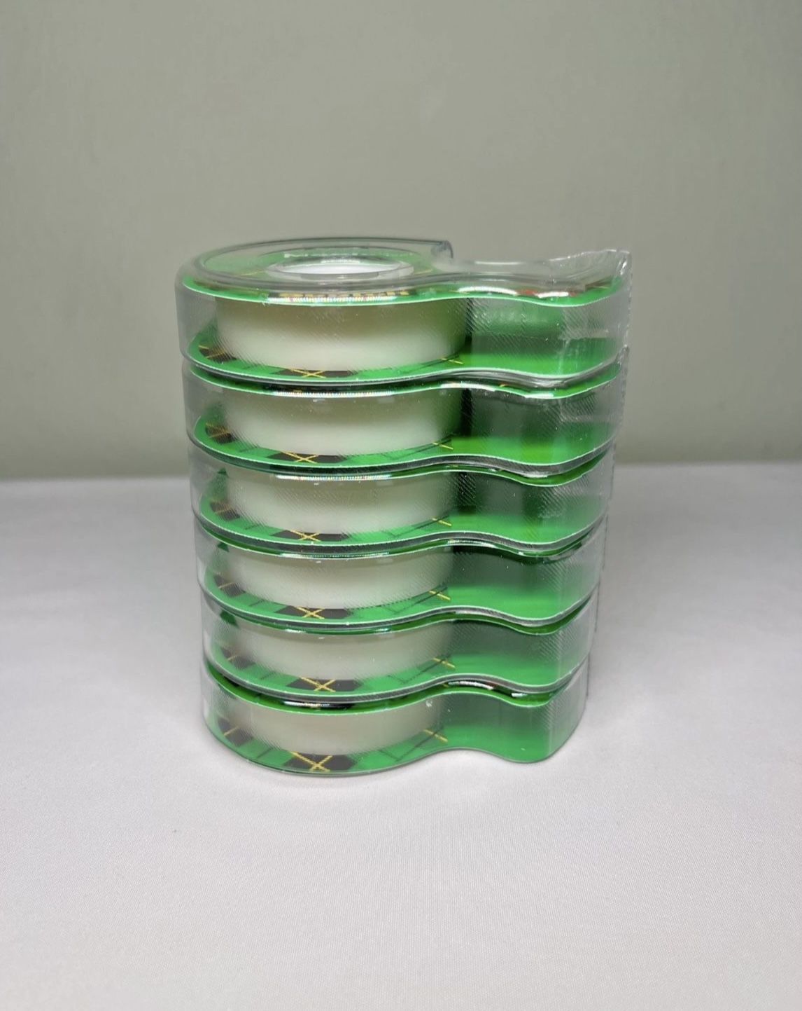 New! 2 Scotch 6-Pack Magic Tape Dispensers