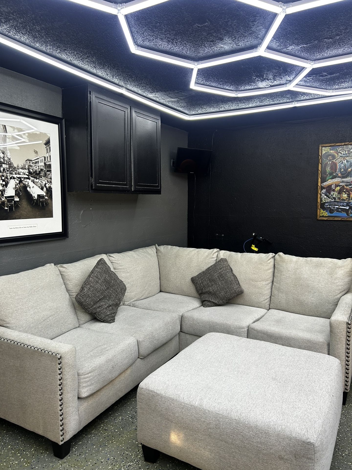 Grey Sectional Couch