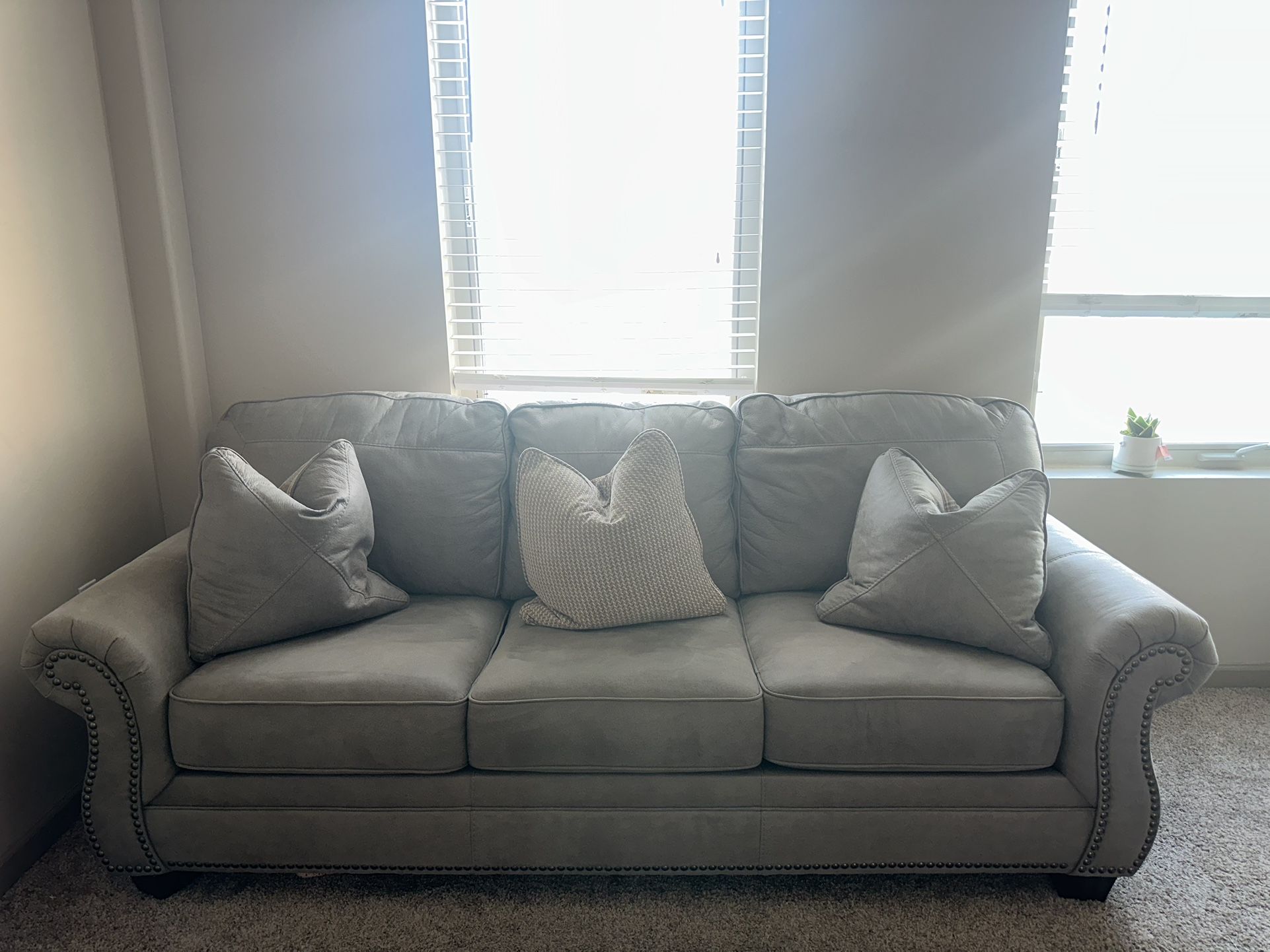 2 Grey Couches 