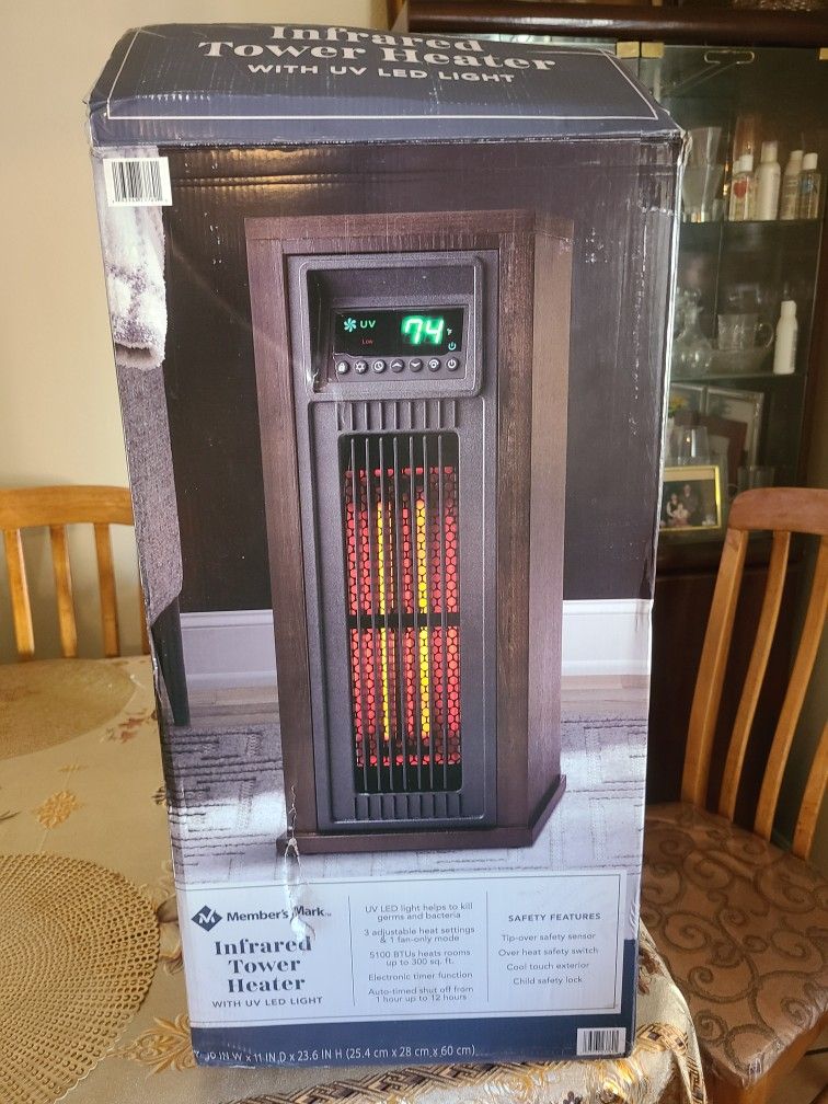 infrared tower heater with remote control for Sale in Rialto, CA - OfferUp