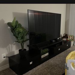 Modern 3-Piece 7-8 ft TV Stand - Great Condition