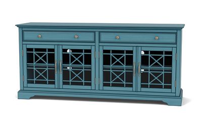 Skyy Media Console in Teal, 70 Inch