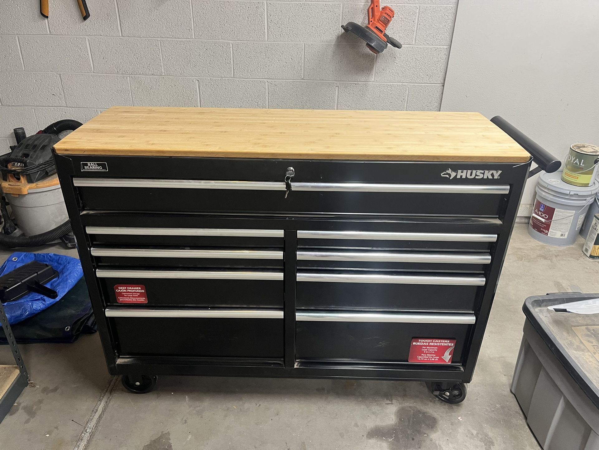 Husky Tool Box Work Bench