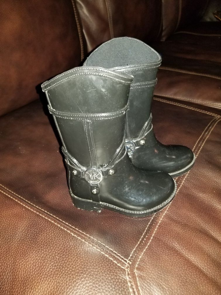Michael Kors Rain Boots size 7T