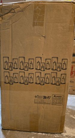 New Lot of 24 Glass Hurricand Vase or Candle Holder