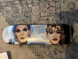 NAN GOLDIN x Supreme 'Misty and Jimmy Paulette..' 2018 Skateboard Skate Deck