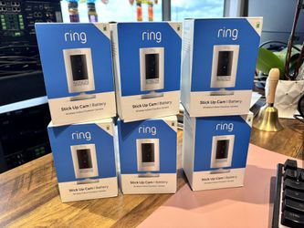 6 Brand New Ring Cameras