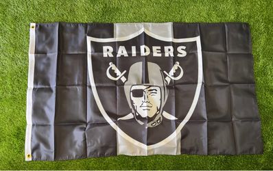 Raiders flag size 5’x3’