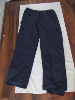 Adult Large Blue Snow Pants, Body Glove