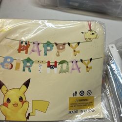 Pokémon Party Supplies