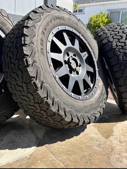 Method 17” 6x 130 BFGoodrich All-Terrain T/A KO2 Tires on Beadlock Wheels