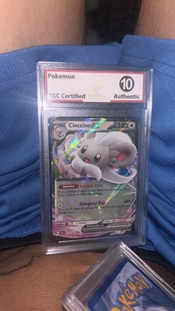 Cinccino ex Pokemon Card Certified Grade 10