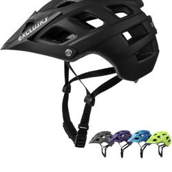 Bike Helmet Mountain Bike Helmet for Adults Lightweight MTB Cycling Helmet for Men Women Adjustable Bicycle Helmet with Visor