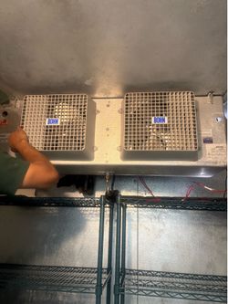 Evap coil go walk in freezer