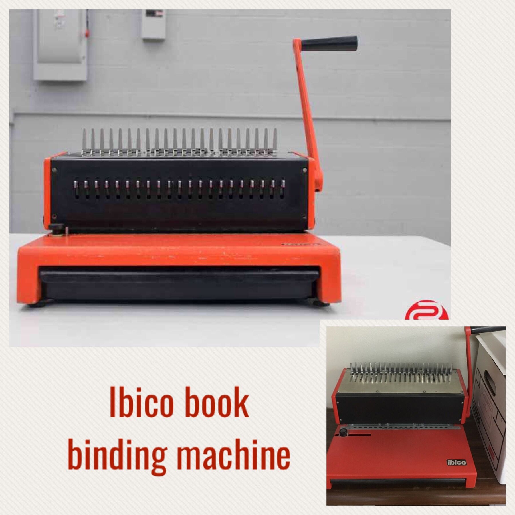Ibico AG Kombo Manual Comb Book Binding Press