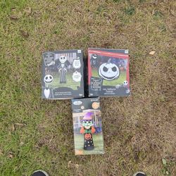 Lot Of 3 Inflatable Halloween Decorations 