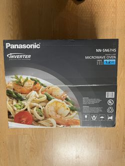 Panasonic 1.2 Inverter Microwave - Stainless Steel NN-SN67HS