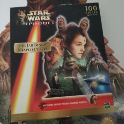 Star Wars Jar Jar Puzzle 100 Piece Complete, Good Condition