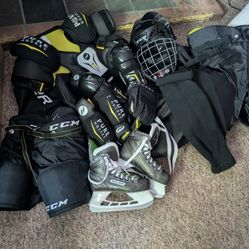 Hockey Gear (Jr-S)  For 10 Year Old ( Everything Included!!)