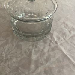 Vintage Krosno Crystal Glass Dish