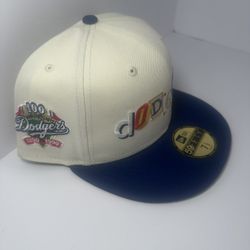 LA Dodgers 100th Ann. Patch Hat