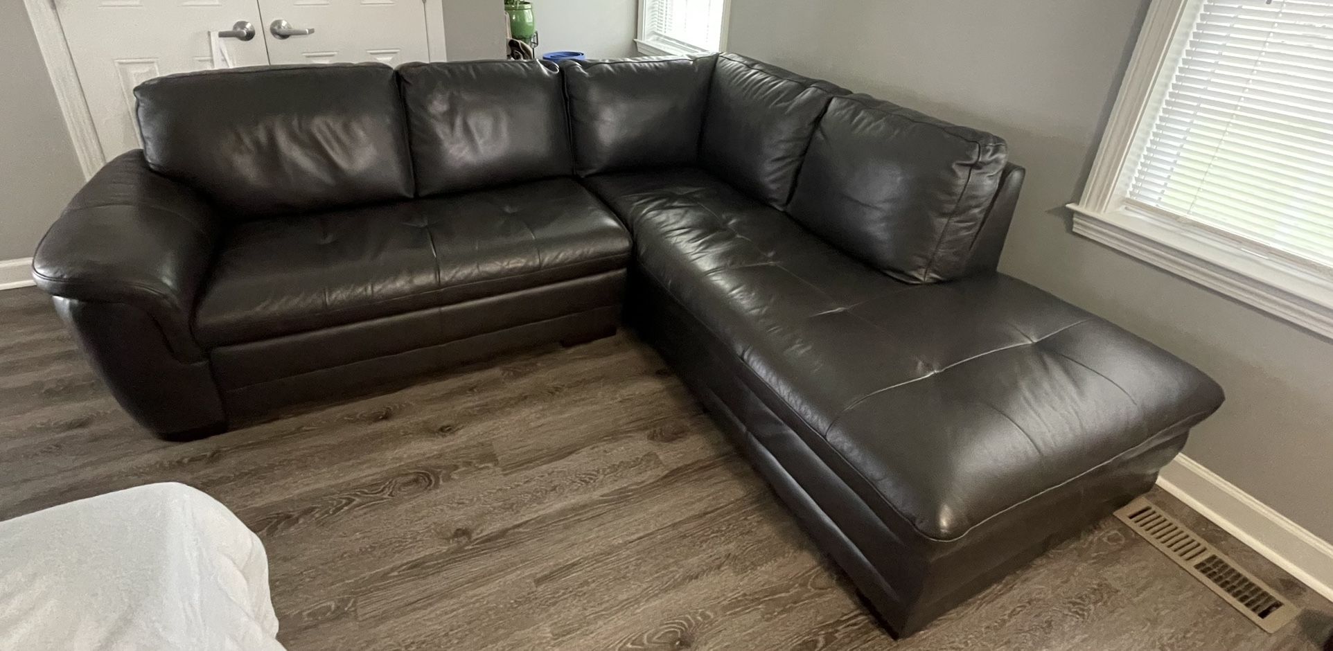 Leather Sectional
