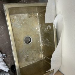 Modern Polished Brass Vessel Sink