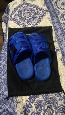Blue Draco Slides Size 9-10
