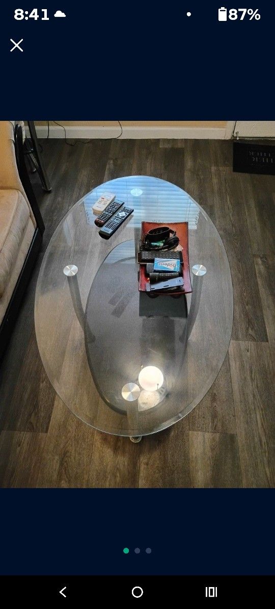 Living Room Glass Tables 3 pc Set